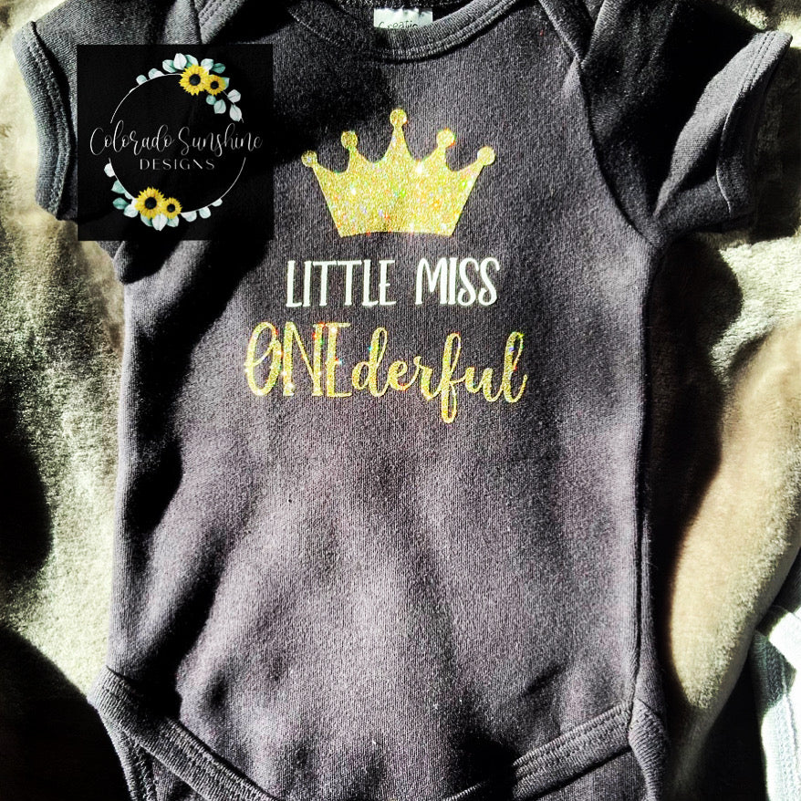 Little Miss Onederful Onesie